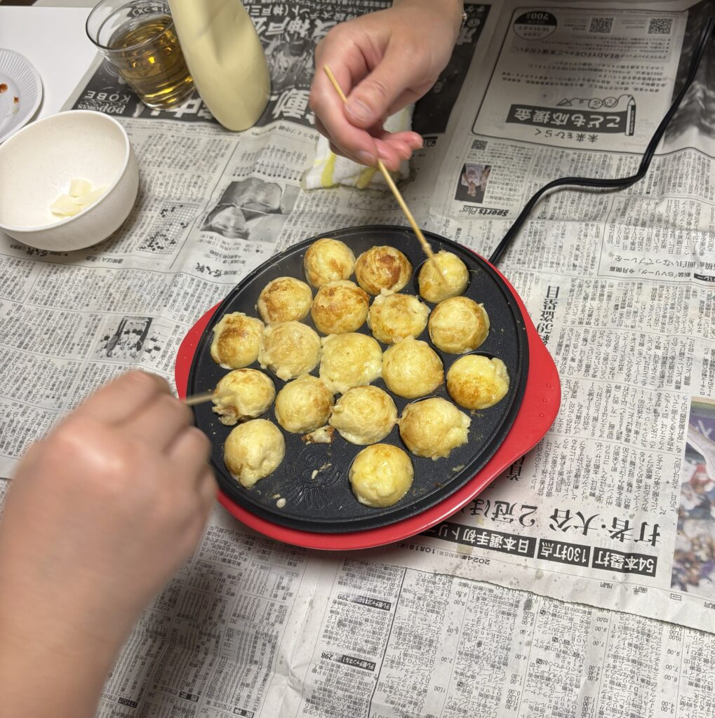 くるくる回していい感じに焼けました。